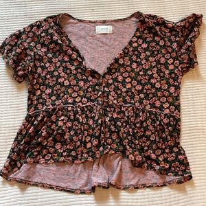 Lucky Brand Peplum Top